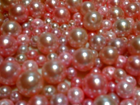 sue jack designs deluge  vintage pink pearls