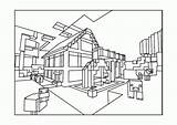 Coloring Minecraft Pages Printable Popular Coloringhome sketch template