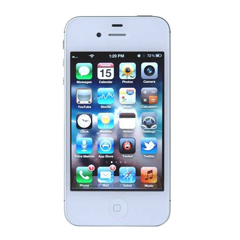 apple iphone  gb gsm  white att wireless brand  factory sea