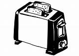 Toaster Coloring Printable Large Pages Edupics sketch template