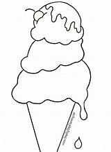 Canvas Painting Templates Ice Cream Kids Paint Traceables Easy Step Beginners Printables Stepbysteppainting Cone Print Paintings Drawing Sip Pdf Simple sketch template