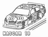 Nascar Sports Sheets Kyle Busch Colorings Yescoloring Worksheets sketch template