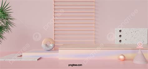cute pink ins style  booth background pink marble stereoscopic background image