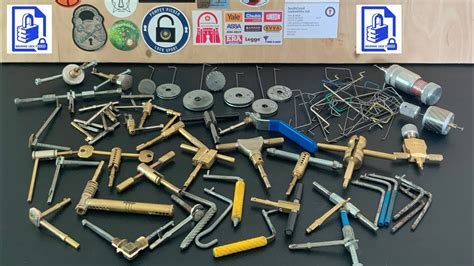 diy collection  simple homemade lock picking tools video