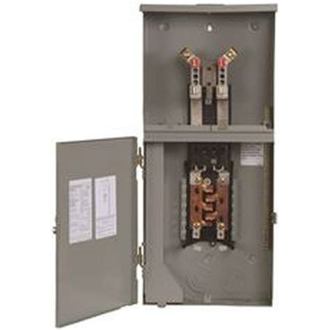 surface mount main breaker meter  panel combo  amps    circuits walmartcom