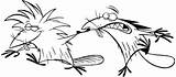 Angry Beavers Coloring Pages Getdrawings sketch template