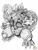 Godzilla Mechagodzilla Gigan Getdrawings Coloriage Divyajanani Colorier Rdc Shin Mitologia Fantastyka Drukuj sketch template