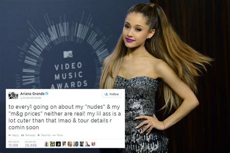 ariana grande naked photo leak singer says her ‘lil a is a lot cuter than that mirror online