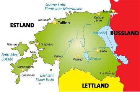 landkarte von estland bayernkurier
