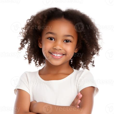 Beautiful African American Girl Isolated 26829456 Png