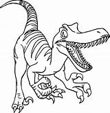 Velociraptor Dinosaure Jurassic Dinosaur Dinosaurs Getdrawings Getcolorings Shocking Telecharger Lettering sketch template