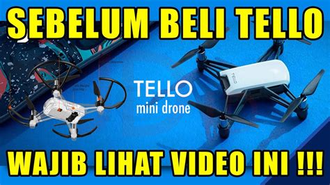 hasil video drone dji ryze tello indonesia youtube