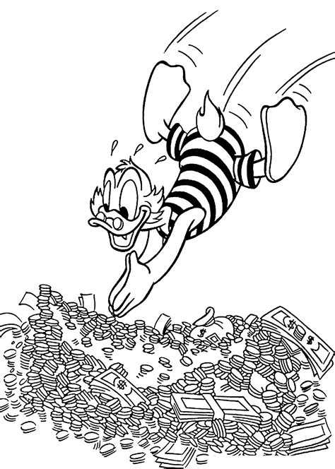 scrooge mcduck coloring pages coloring home