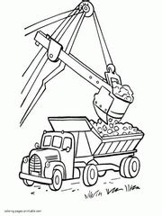dump truck coloring pages coloring pages