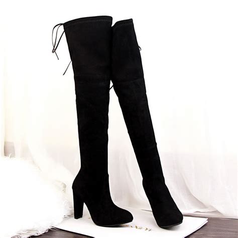 misab long boots women over the knee knight boots lace up sexy