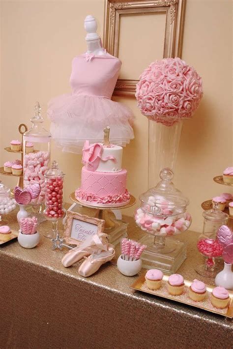You Won T Want To Miss This 1st Birthday Ballet Party Ballerina Party