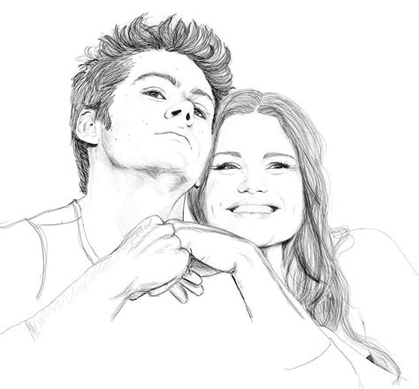 Dylan O Brien And Holland Roden By Golden Plated On Deviantart