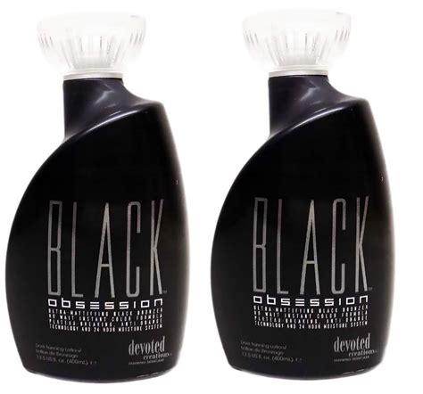2 Pack Devoted Creations Black Obsession Tanning Lotion 13 5 Oz