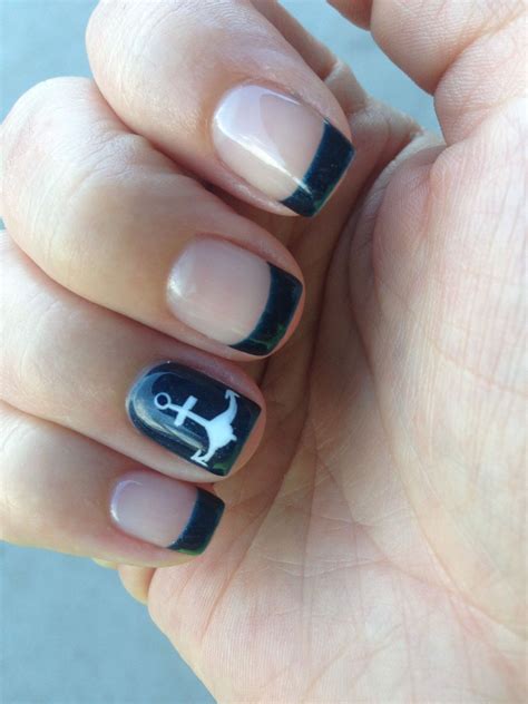 black tip anchors anchor nail designs nail designs nails