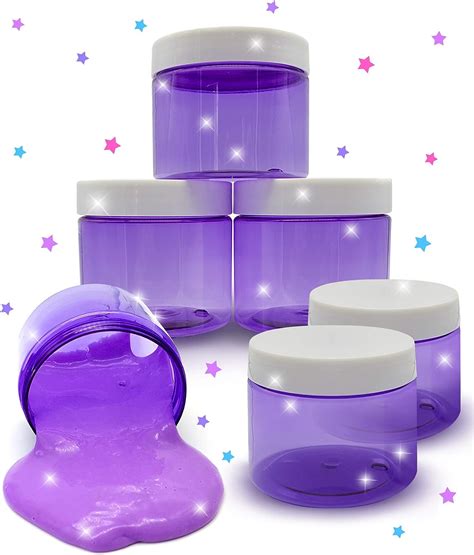 amazoncom original stationery slime containers  lids  ounce