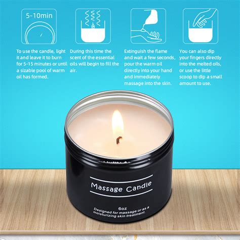 hot selling on amazon organic scented massage candles essential oil