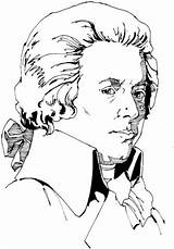 Mozart Amadeus Wolfgang Ausmalbilder Ausmalbild Compositores Johann Malvorlage Supercoloring Compositor Amadeusz Kolorowanka Ausdrucken Clasicismo Música sketch template