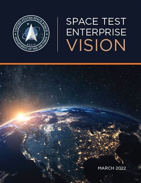 ussf space test enterprise vision integrates test  capability lifecycles united states