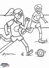 Soccer Coloring Pages Girl Football Adults Girls Color Goalie Sheets Getcolorings Drawing Printable Books Getdrawings Week Star Colorin sketch template