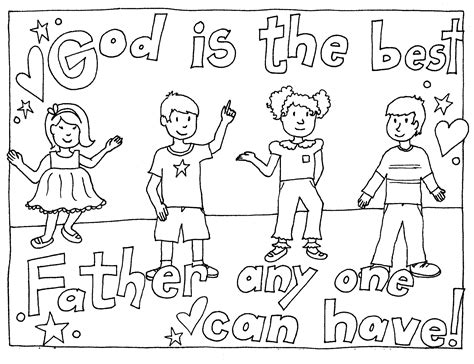 father    coloring pages  kids crk printable father