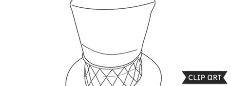 mad hatters hat template clipart