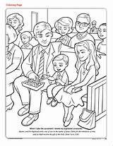 Coloring Lds Sacrament Pages Primary Lesson Friend Kids Jesus Covenants Renew When Choose Take Church Baptism Taking Baptismal May Christ sketch template