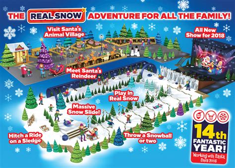 Santas Winter Wonderland Map Snowdome
