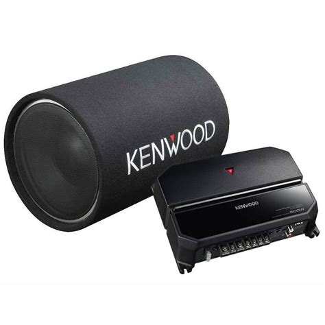 kenwood   cylindrical subwoofer  channel  car amplifier pwtb walmartcom