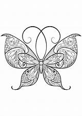 Coloring Butterfly Butterflies Beautiful Pages Color Patterns Kids Coloriage Print Children Printable Insects sketch template
