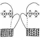 Mittens Coloring Pages Pair Three Warm Keep Hand sketch template