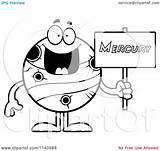 Mercury Clipart Coloring Planet Holding Sign Cartoon Pages Cory Thoman Kids Outlined Vector Clipartpanda Designlooter 1024px 1080 64kb sketch template