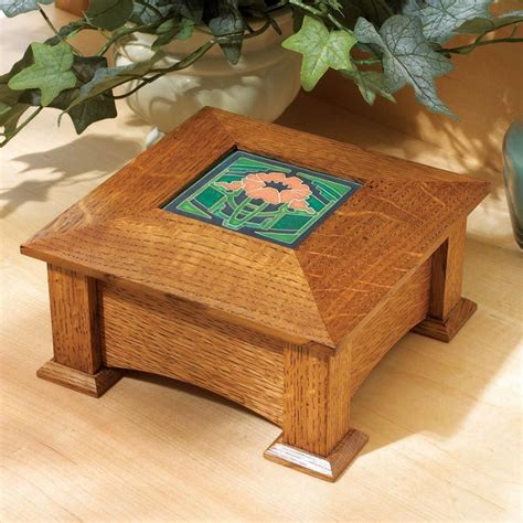 tile topped keepsake box woodworking plans patterns woodworking plans