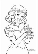 Coloring Pages Fairy Tales Princess Birthday Keshet Ayelet sketch template