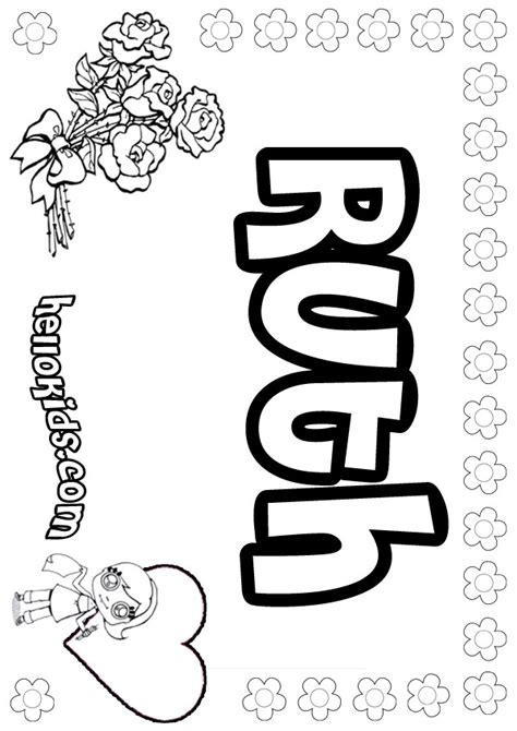 ruth coloring pages hellokidscom