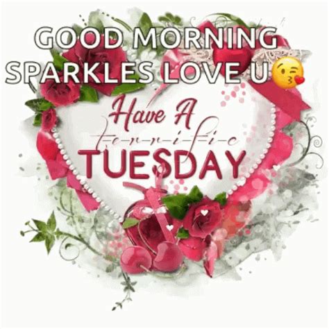 good morning tuesday gif goodmorning tuesday glittery discover