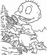 Rugrats Coloring Tommy Pocket Play His sketch template