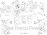 Bff Coloring Pages Print Coloriage Imprimer Friends Colorier Color Friend Cute Girls Friendship Letscolorit Heart Animaux Kids Choisir Tableau Un sketch template