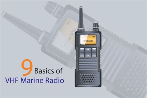basics  vhf marine radio  vhf channels