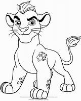 Lion Guard Kion Coloring Pages Printable Color Book Disney Print Cuphead Getdrawings Lovely Bosses Boss sketch template