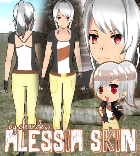 [c]om Alessia Skin For Yandere Simulator~ By Cleandesu On