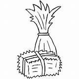 Coloring Haystack Clipart Drawing Hay Bale Designlooter Clip 72kb 300px Getdrawings Clipground sketch template