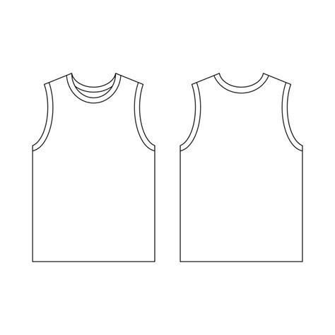 template jersey basketball  neck vector illustration flat design