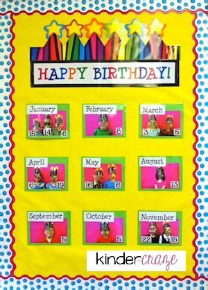 create  cute birthday board   classroom