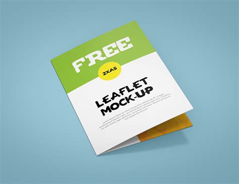 leaflet mockup  bi fold mockups design  premium mockups