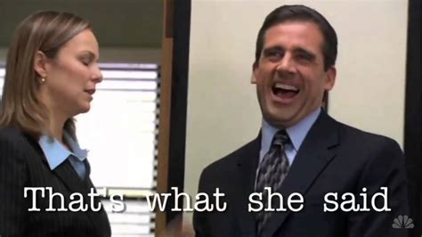 compilation of every that s what she said from the office is hard